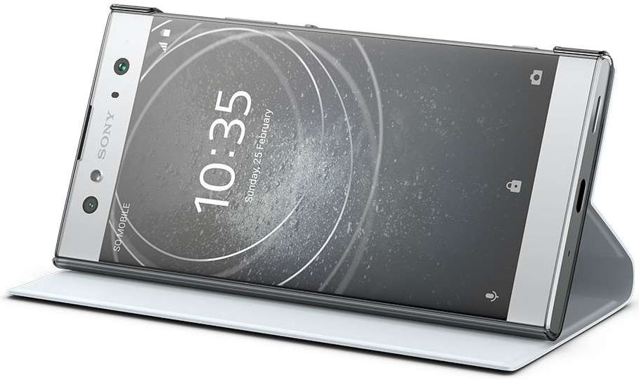 Sony Style Cover Stand SCSH20 Xperia XA2 Ultra Zilver afbeelding 2