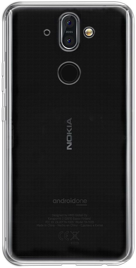 Nokia 8 Sirocco Transparant Hoesje afbeelding 2