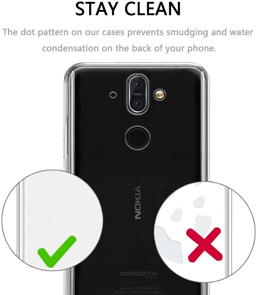 Nokia 8 Sirocco Transparant Hoesje afbeelding 8