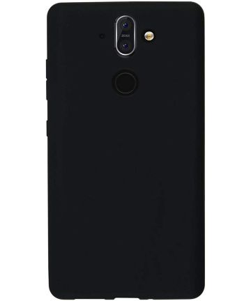 Nokia 8 Sirocco TPU Hoesje Zwart Hoesjes