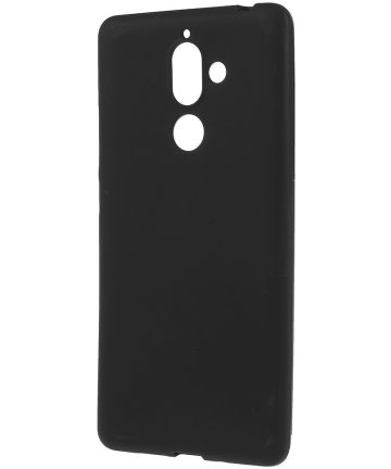 Nokia 7 Plus TPU Hoesje Zwart Hoesjes