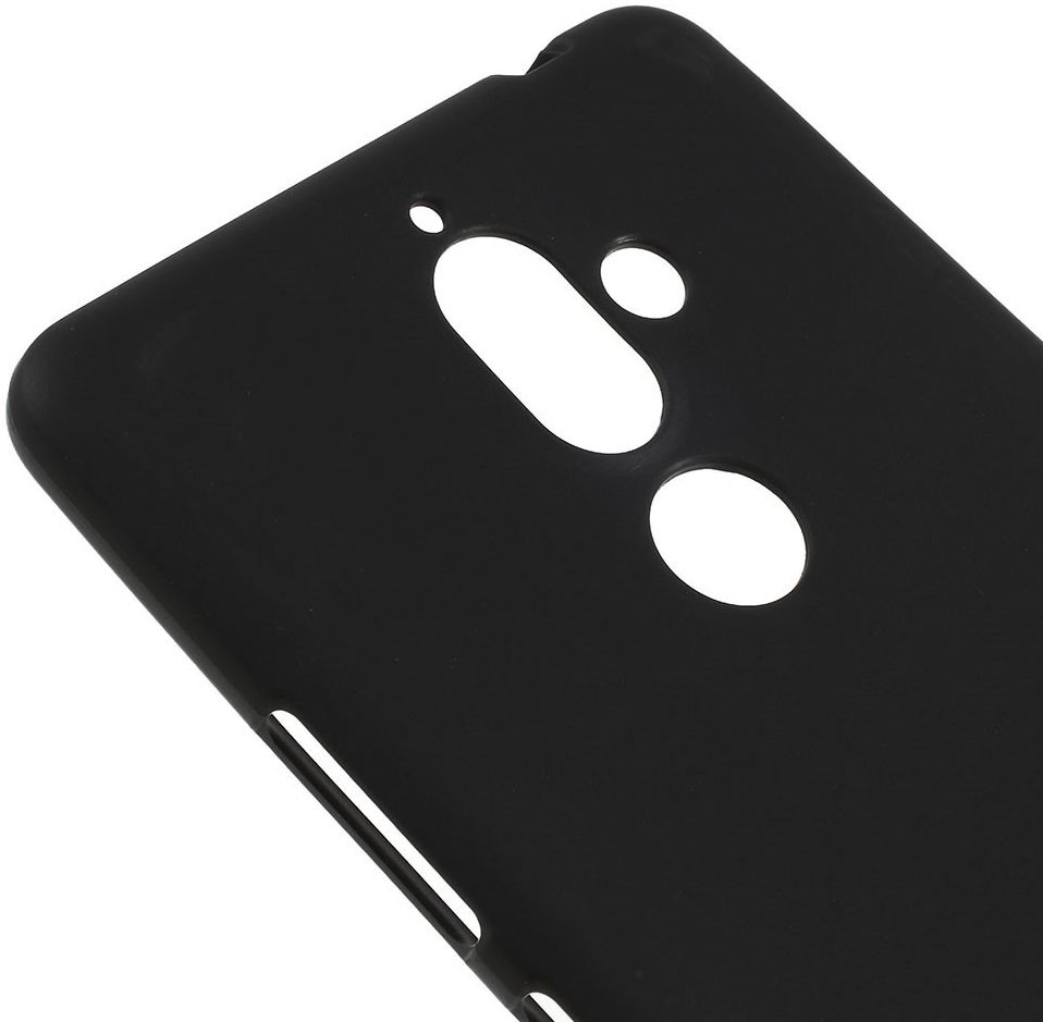 Nokia 7 Plus TPU Hoesje Zwart afbeelding 4