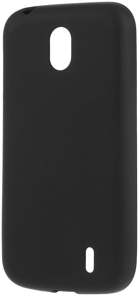 Nokia 1 TPU Hoesje Zwart afbeelding 1
