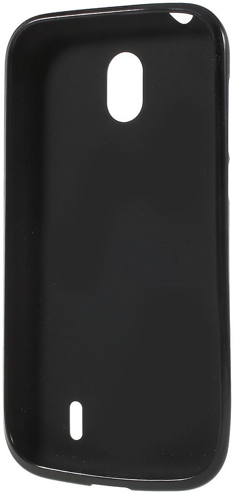Nokia 1 TPU Hoesje Zwart afbeelding 2