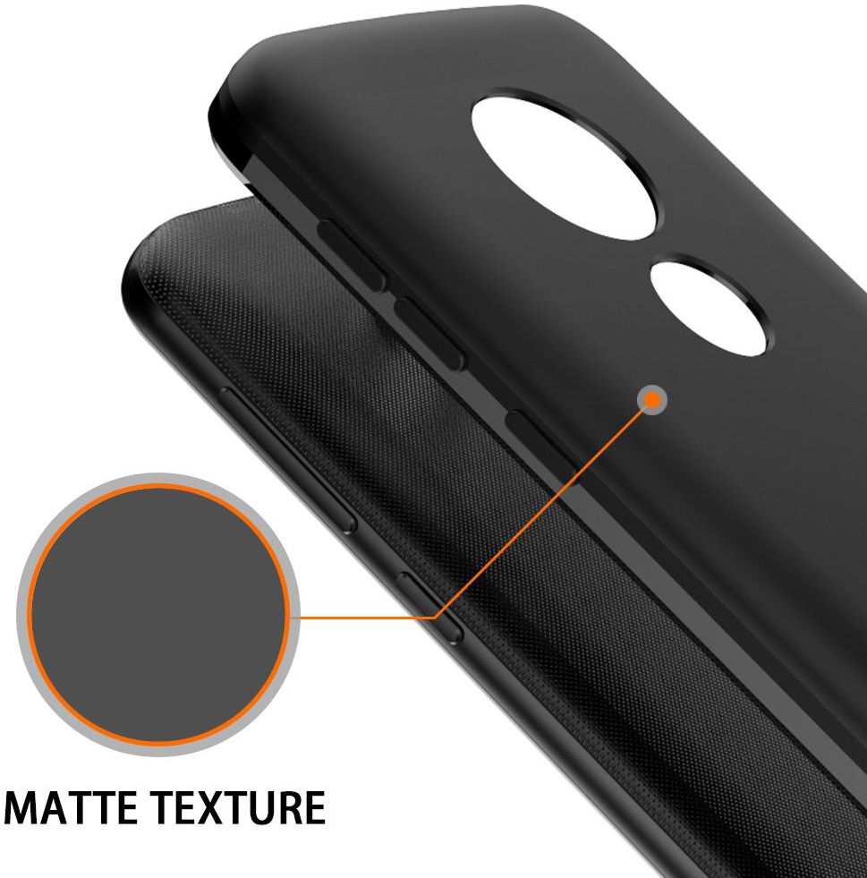 Motorola Moto E5 TPU Hoesje Zwart afbeelding 3