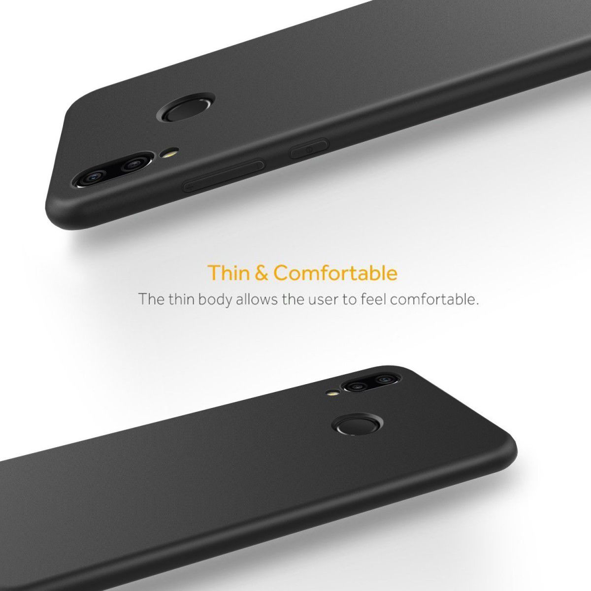 Huawei P20 Lite TPU Hoesje Zwart afbeelding 6