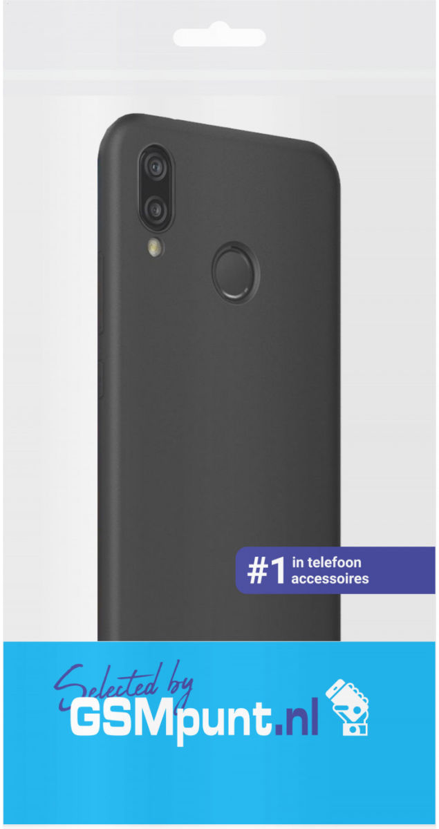 Huawei P20 Lite TPU Hoesje Zwart afbeelding 2