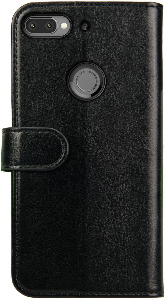 Rosso Element HTC Desire 12 Plus Hoesje Book Cover Zwart afbeelding 4