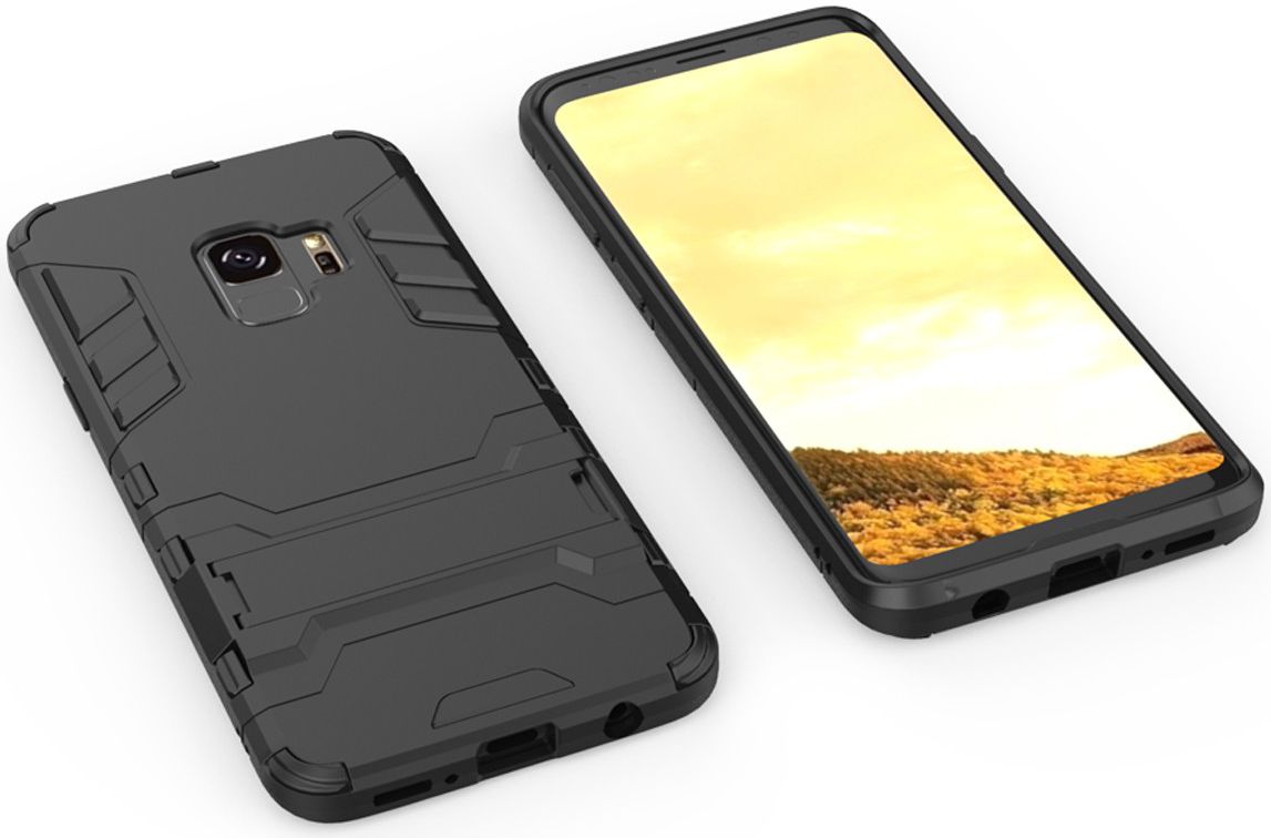 Hybride Samsung Galaxy S9 Hoesje Zwart afbeelding 5