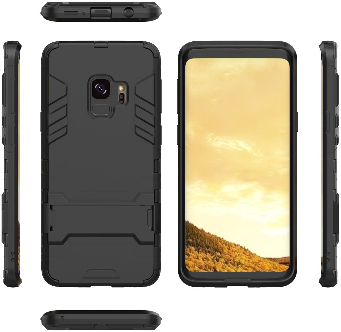 Hybride Samsung Galaxy S9 Hoesje Zwart afbeelding 9
