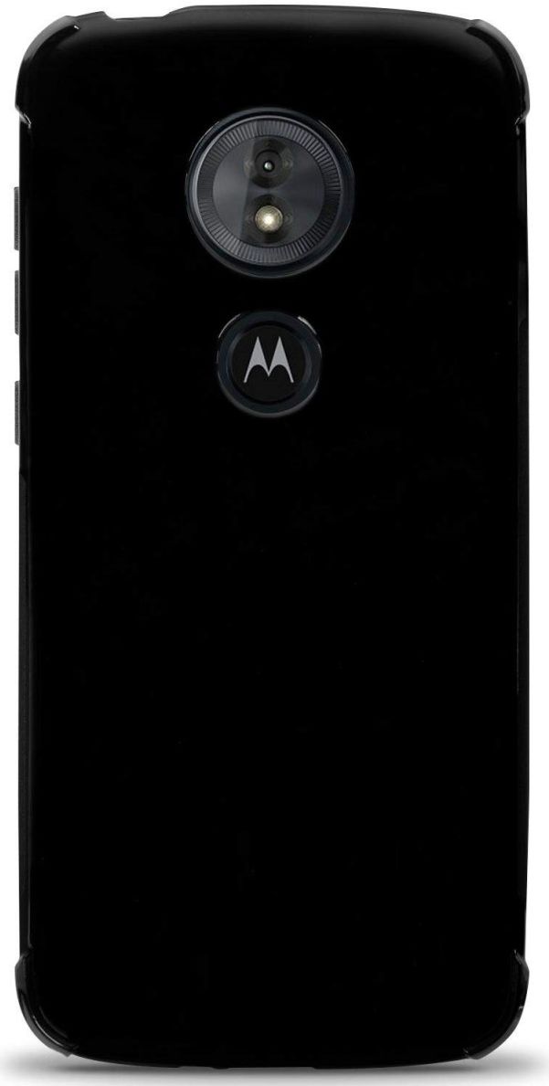 Motorola Moto E5 Hoesje met Bumper Zwart afbeelding 1