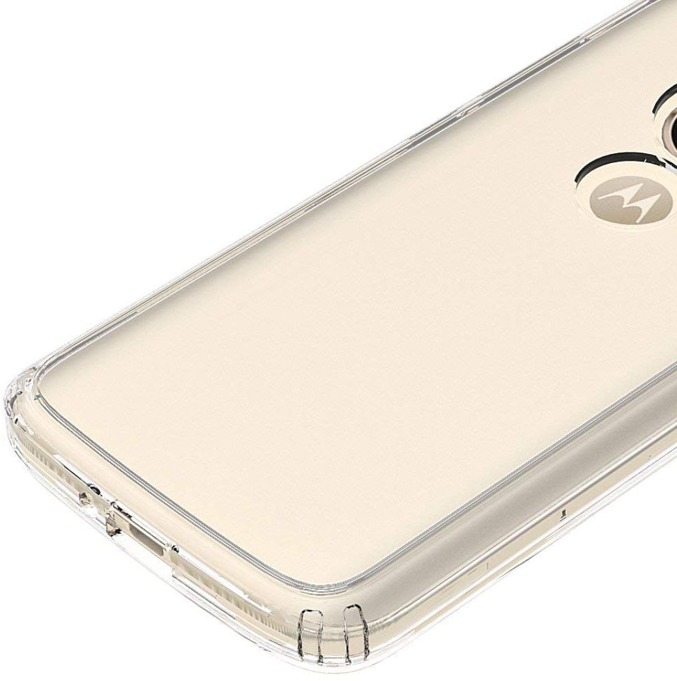 Motorola Moto E5 Hoesje met Bumper Transparant afbeelding 5