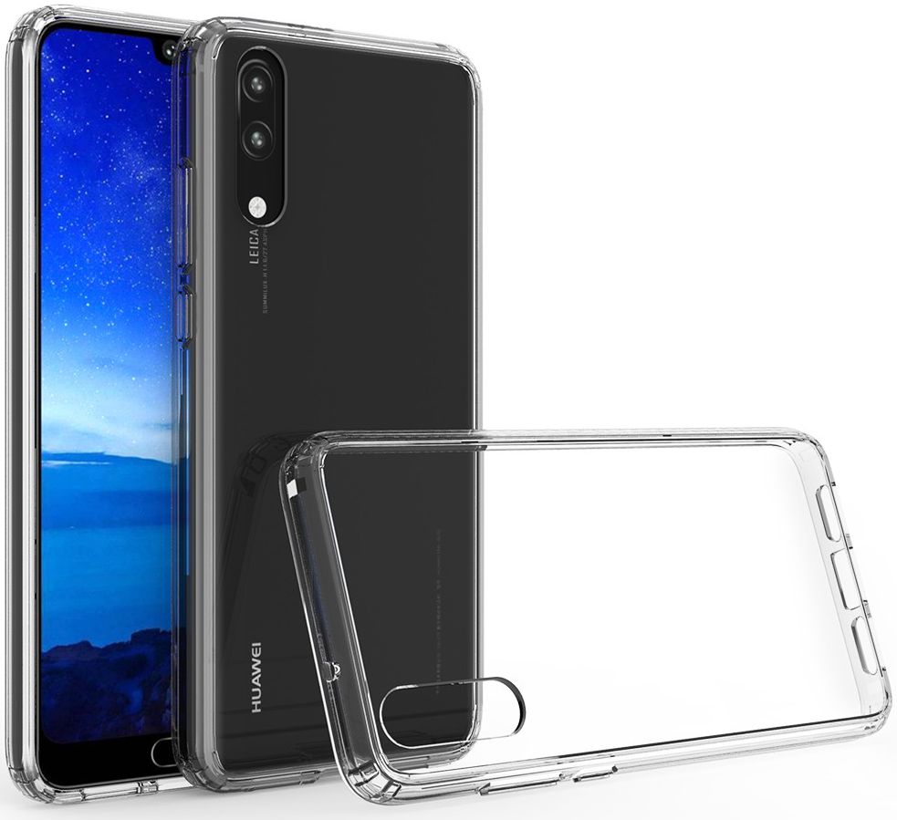 Huawei P20 Hoesje met Bumper Transparant afbeelding 11