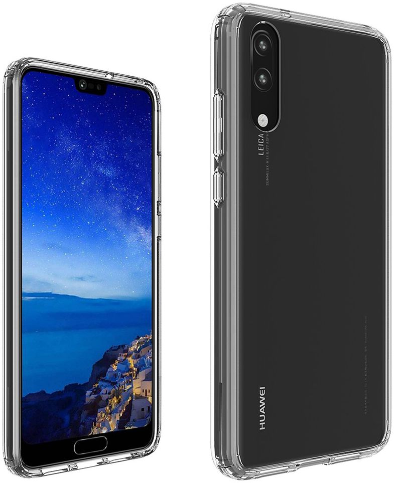 Huawei P20 Hoesje met Bumper Transparant afbeelding 4