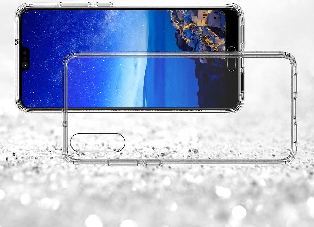 Huawei P20 Hoesje met Bumper Transparant afbeelding 8