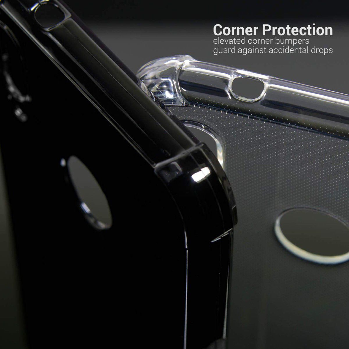 Huawei P20 Lite Hoesje met Bumper Zwart afbeelding 4