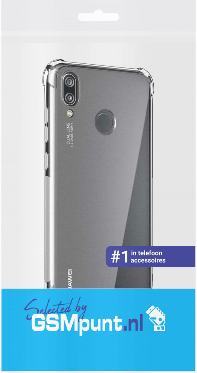 Huawei P20 Lite Hoesje met Bumper Transparant afbeelding 4