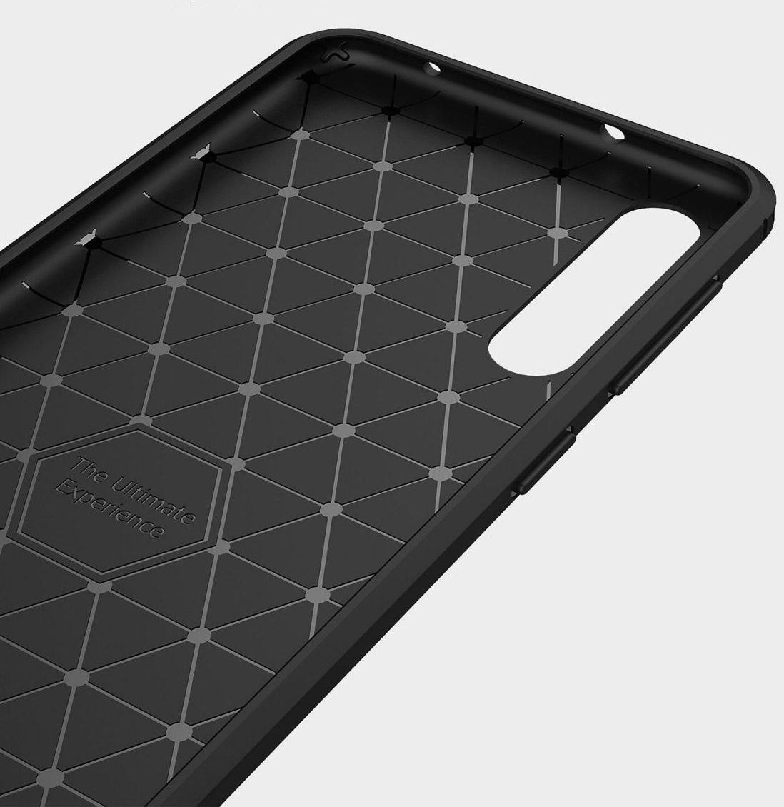 Huawei P20 Pro Geborsteld TPU Hoesje Blauw afbeelding 8