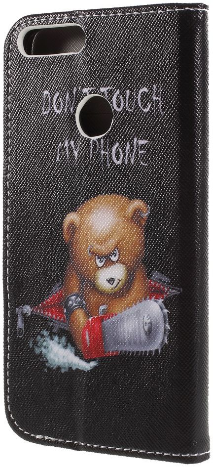 Huawei P Smart Portemonee Hoesje met Teddy Print afbeelding 12