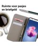 Huawei P Smart Portemonnee Hoesje met Don't Touch My Phone Print