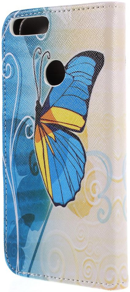 Huawei P Smart Portemonee Hoesje met Vlinder Print afbeelding 9