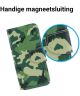Huawei P Smart Portemonnee Hoesje met Camouflage Print