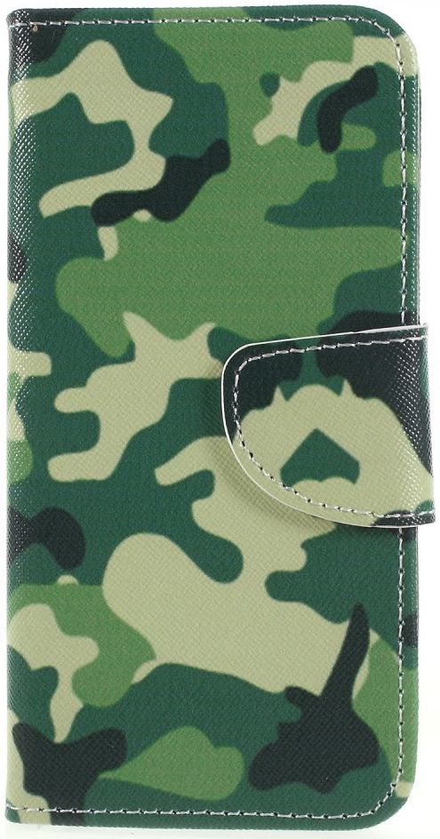 Huawei P Smart Portemonnee Hoesje met Camouflage Print afbeelding 1