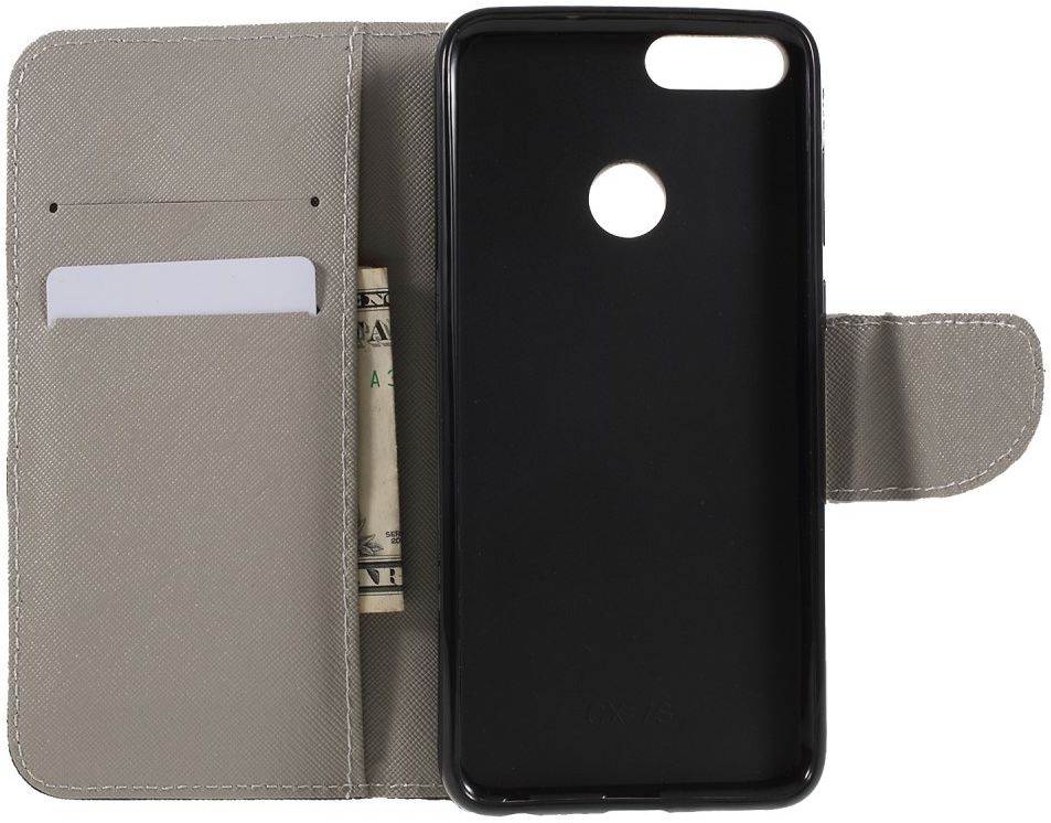 Huawei P Smart Portemonnee Hoesje met Camouflage Print afbeelding 7