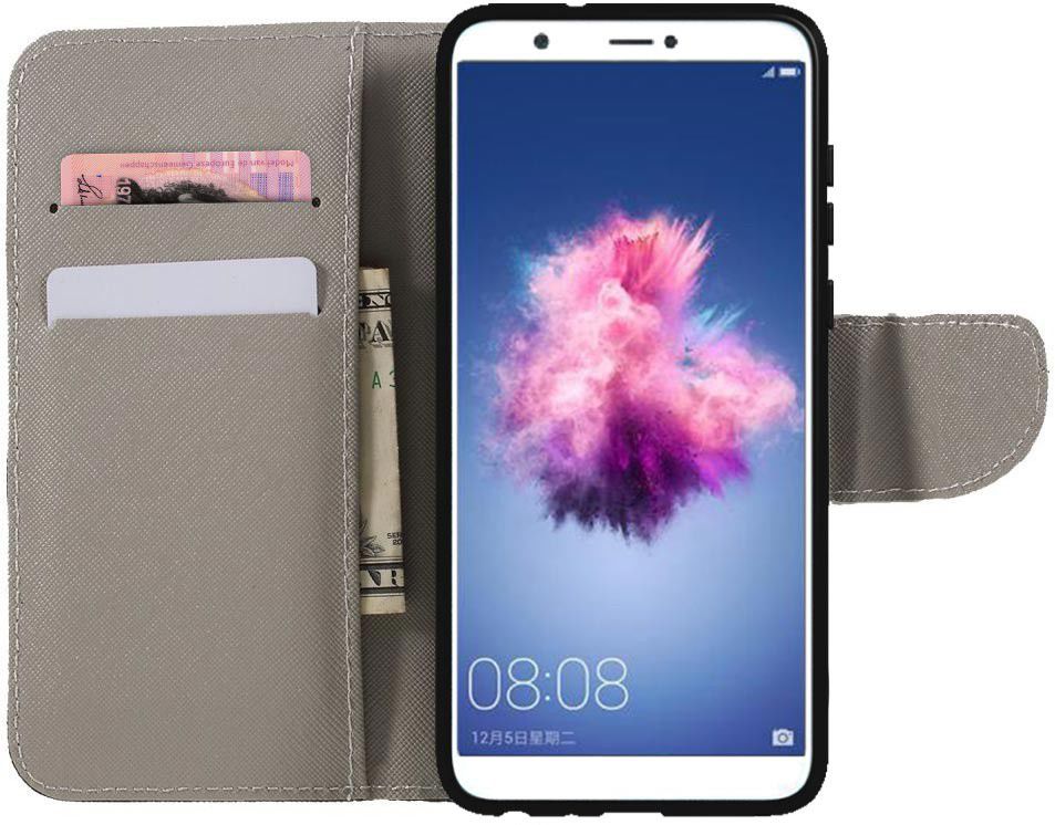 Huawei P Smart Portemonnee Hoesje met Camouflage Print afbeelding 2