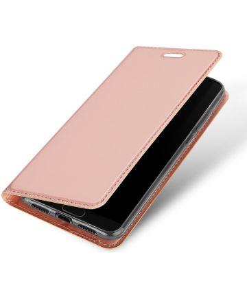 Dux Ducis Huawei P20 Bookcase Hoesje Roze Goud Hoesjes