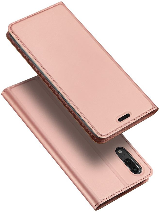 Dux Ducis Huawei P20 Bookcase Hoesje Roze Goud afbeelding 5