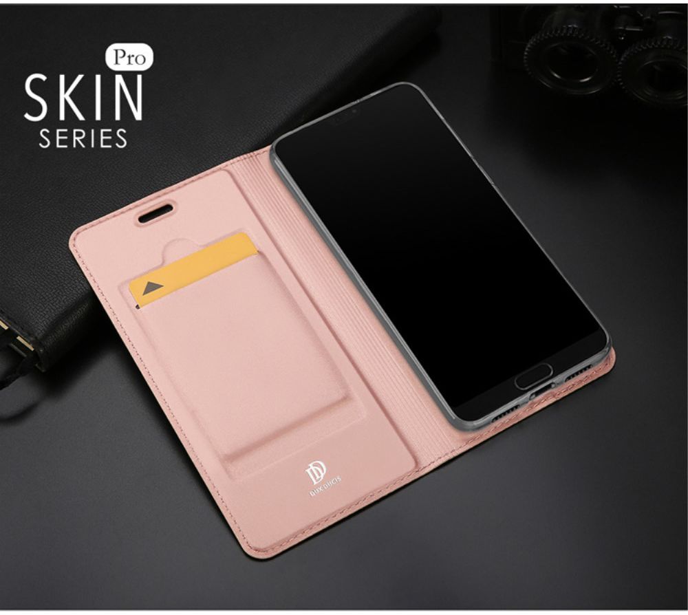Dux Ducis Huawei P20 Bookcase Hoesje Roze Goud afbeelding 10