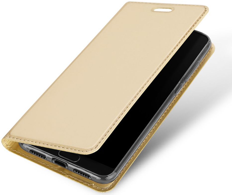Dux Ducis Huawei P20 Bookcase Hoesje Goud afbeelding 1