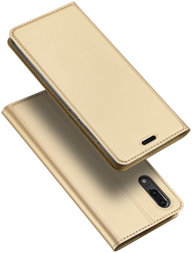 Dux Ducis Huawei P20 Bookcase Hoesje Goud afbeelding 4