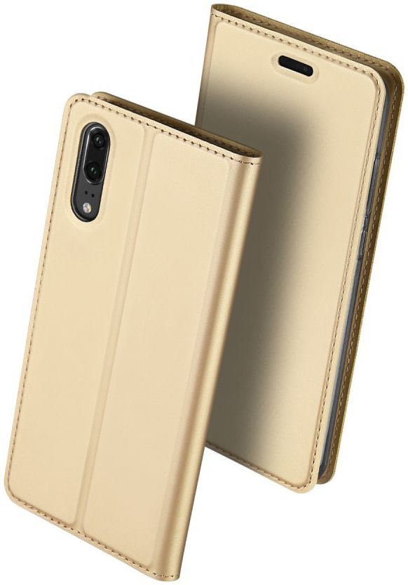 Dux Ducis Huawei P20 Bookcase Hoesje Goud afbeelding 5
