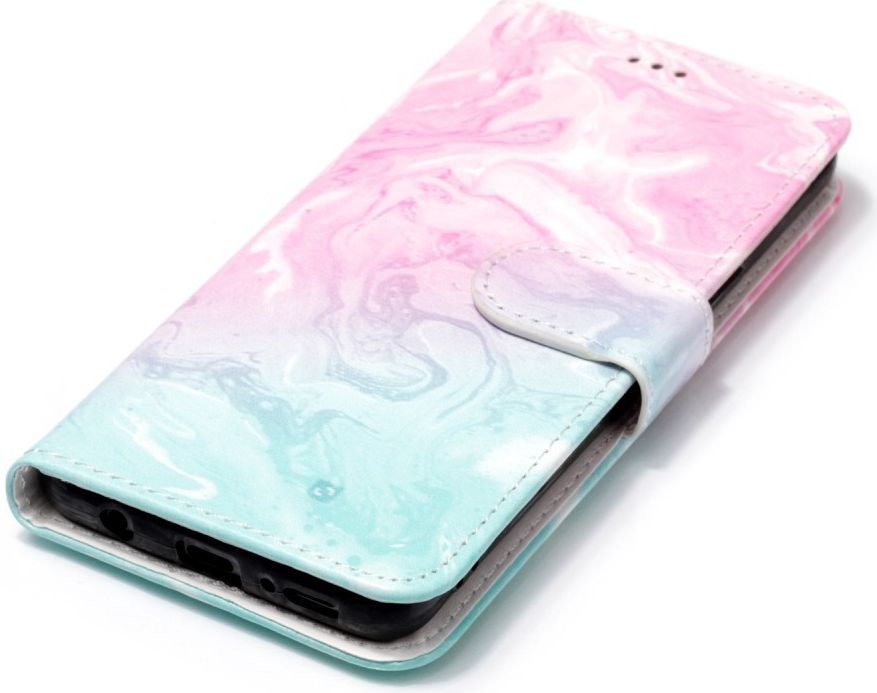 Samsung Galaxy S9 Portemonnee Hoesje Melt Rock Print afbeelding 10