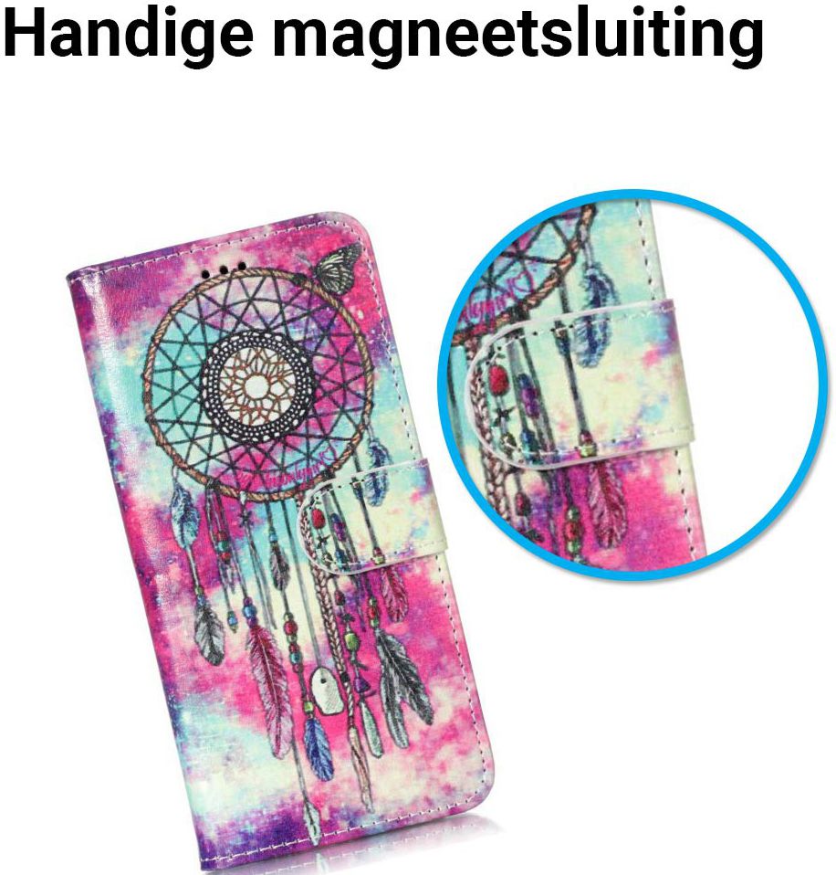 Samsung Galaxy S9 Portemonnee Hoesje Dromenvanger Print afbeelding 4