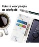 Samsung Galaxy S9 Portemonnee Hoesje Wit Marmer Print