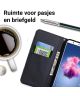 Huawei P Smart Portemonnee Hoesje met Bloem Print