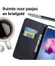 Huawei P Smart Portemonnee Hoesje met Blad Print