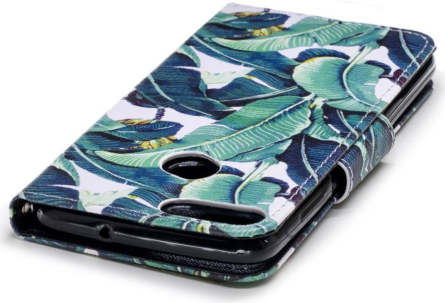 Huawei P Smart Portemonnee Hoesje met Blad Print afbeelding 10