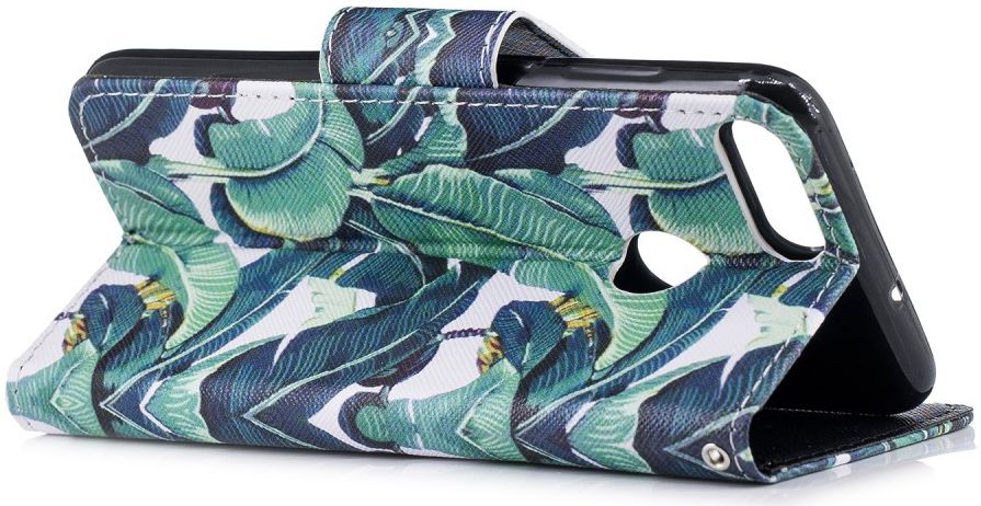 Huawei P Smart Portemonnee Hoesje met Blad Print afbeelding 8