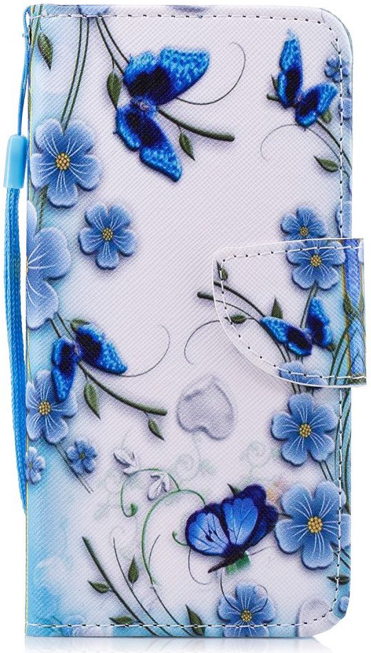 Huawei P Smart Portemonnee Hoesje met Vlinder Print afbeelding 1