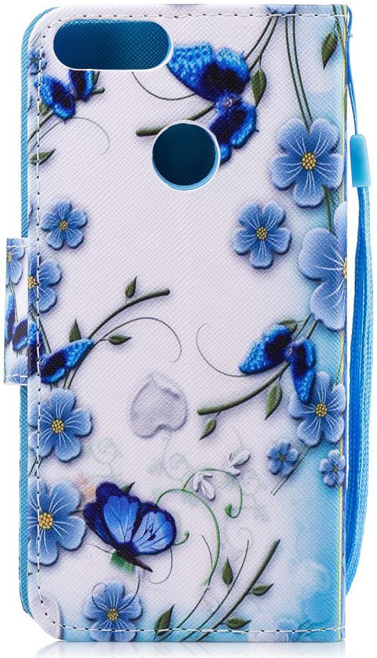 Huawei P Smart Portemonnee Hoesje met Vlinder Print afbeelding 4