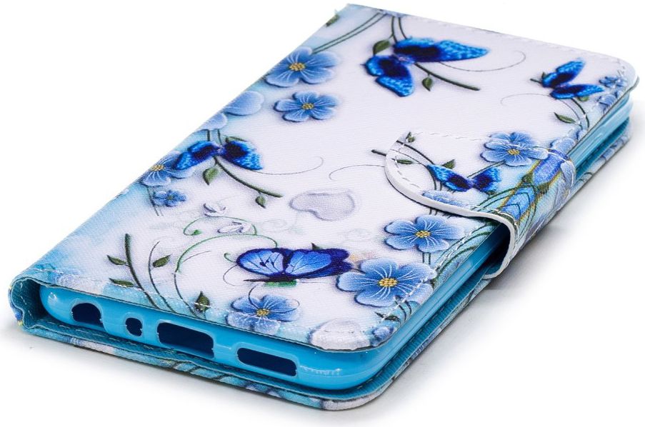 Huawei P Smart Portemonnee Hoesje met Vlinder Print afbeelding 6