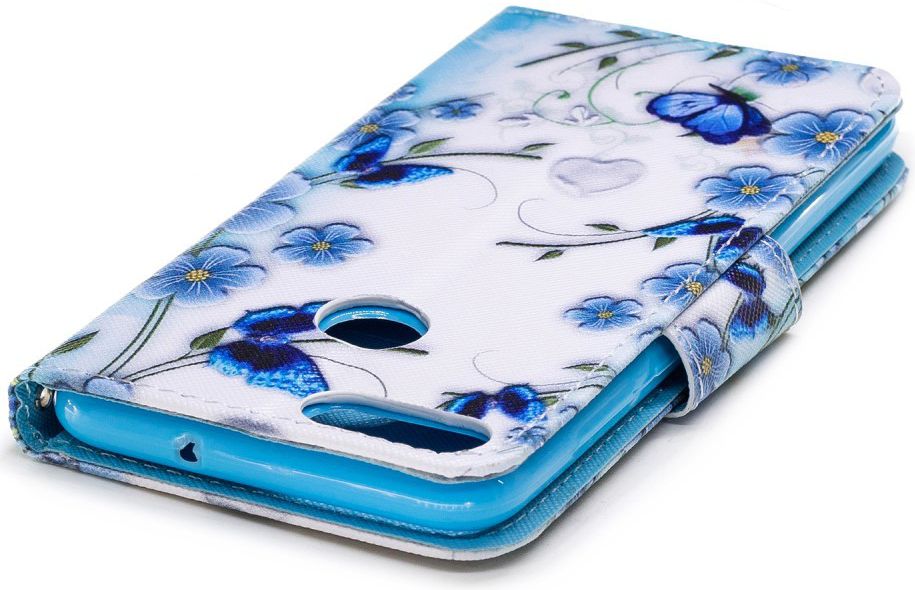 Huawei P Smart Portemonnee Hoesje met Vlinder Print afbeelding 7