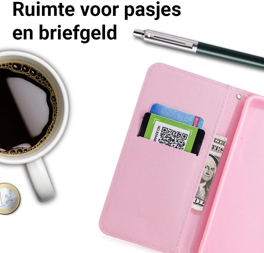 Huawei P Smart Portemonnee Hoesje met Dromenvanger Print afbeelding 6
