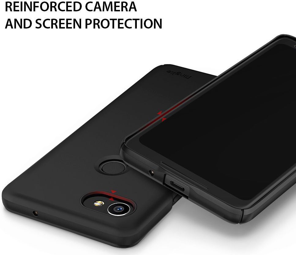 Ringke Slim Google Pixel 2 XL ultra dun hoesje Zwart afbeelding 3