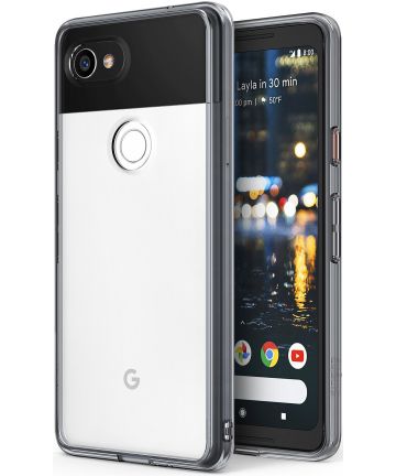Ringke Fusion Google Pixel 2 XL Hoesje Transparant Zwart Hoesjes