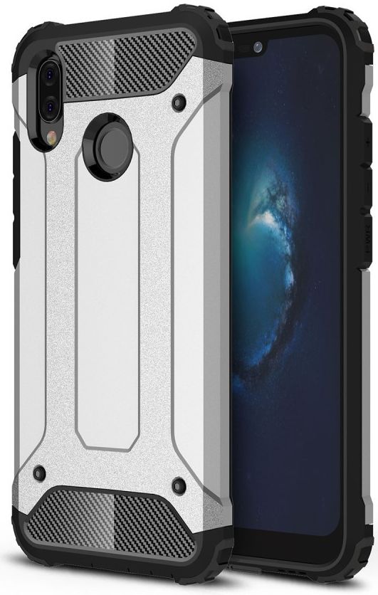 Huawei P20 lite Hybride Hoesje Grijs afbeelding 1